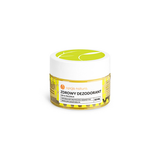 Natürliche Creme Deodorant - gesunde Deodorant Flachs & Patchouli, Natura Option