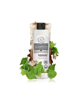 Teershampoo mit grüner Tonerde für fettiges Haar E-Fiore