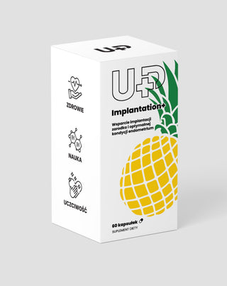Nahrungsergänzungsmittel UP Implantation+ für Frauen, die versuchen schwanger zu werden UP Health Pharma - 1