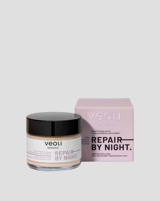 Zweite Haut Repair by night Veoli Botanica Nacht-Gesichtscreme mit Lipidschutz - 1