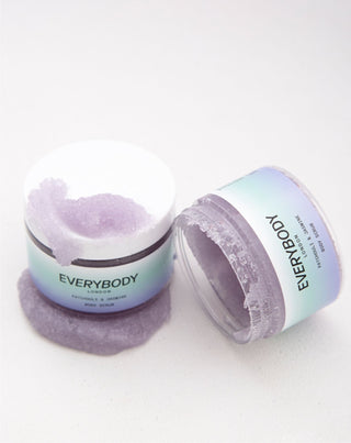 Feuchtigkeitsspendendes BALANCE Körperpeeling Patchouli & Jasmin Everybody London