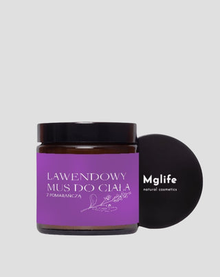 Lavendel-Körpermousse für gereizte und trockene Haut mit Mglife Lavendelöl