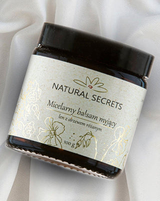 Mizellarer Make-up-Entferner-Balsam mit Mangobutter für empfindliche Haut geeignet Natural Secrets