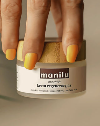 Pflegende regenerierende Creme für dehydrierte und trockene Haut mit Manilu Arganöl