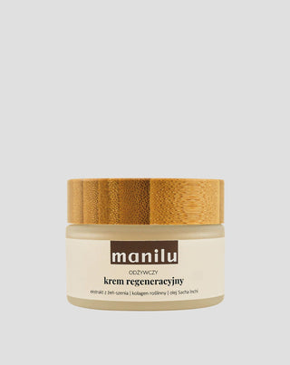 Pflegende regenerierende Creme für dehydrierte und trockene Haut mit Manilu Arganöl