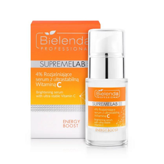 Aufhellendes Serum mit ultrastabilem Vitamin C 4% Supremelab Energy Boost Bielenda