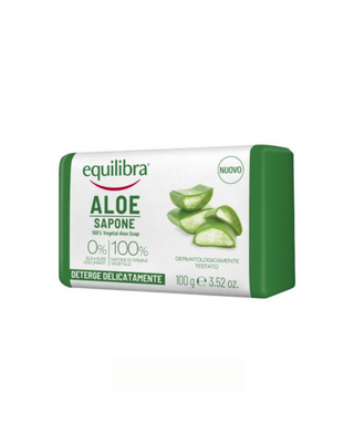 Equilibra Aloe Vera Seife zum Waschen von Gesicht, Händen, ganzem Körper und Intimzonen