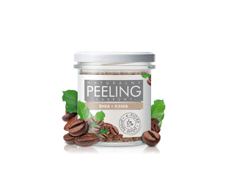 Natürliches Zuckerpeeling mit Sheabutter und Kaffee zur Reduzierung der Orangenhaut E-Fiore