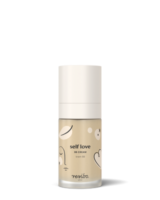 Natürliche und umweltfreundliche BB Self Love Gesichtscreme in Hellbeige 30 ml Resibo