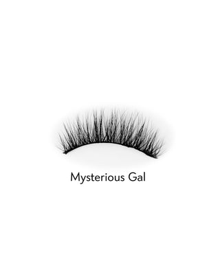 Falsche Wimpern auf dem 2D-Streifen für den mehrfachen Gebrauch Misterious Gal Bamm!Lashes