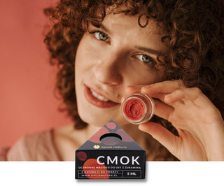 Schützende Cranberry-Mundmaske cmok Opcja Natura