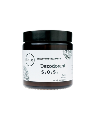 SOS-Creme-Deodorant mit Aloe und Zink - Grapefruit und Rosmarin regulieren die Talgsekretion La-Le