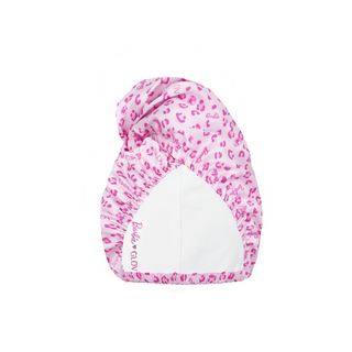 Wendbare Barbie Haar Turban Doppelseitige Haarwickel Sport&Satin Pink Panther Glov