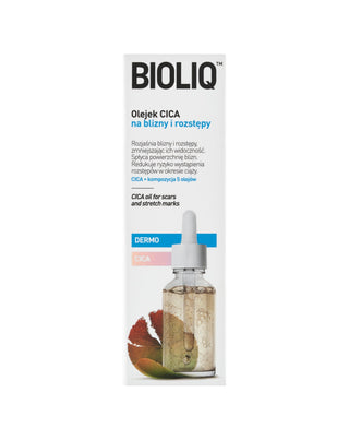 CICA dermolejek auf Narben und Dehnungsstreifen mit dem bioaktiven Centelle Asiatic Bioliq