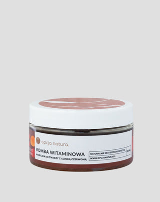 Vitaminbombe Maske für Gesicht und Körper mit rotem Ton 100% natürlich Opcja Natura - 1