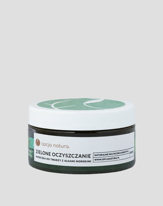Gesichtsmaske gegen Unreinheiten Grüine Reinigung Opcja Natura - 1