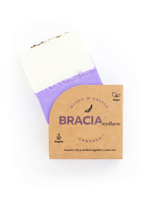 Beruhigende und feuchtigkeitsspendende Lavendelseife mit Reisöl und Sheabutter Soap Brothers