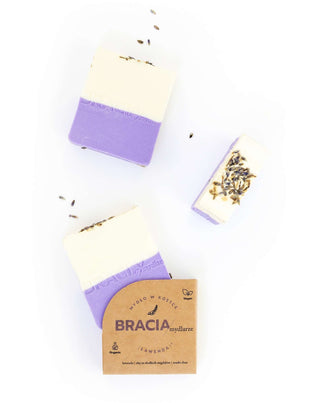Beruhigende und feuchtigkeitsspendende Lavendelseife mit Reisöl und Sheabutter Soap Brothers