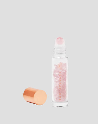 Fläschchen mit Kristallen für Öl – Rosenquarz Crystallove - 1
