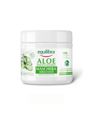 Equilibra Feuchtigkeitsspendende Aloe Vera Haarmaske für das Haarwachstum