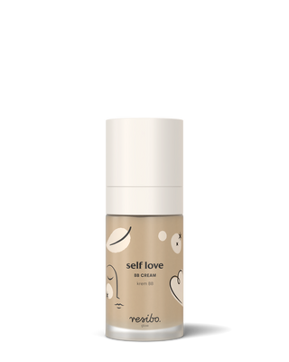 Natürliche und umweltfreundliche BB Self Love Gesichtscreme in naturbeige 30 ml Resibo