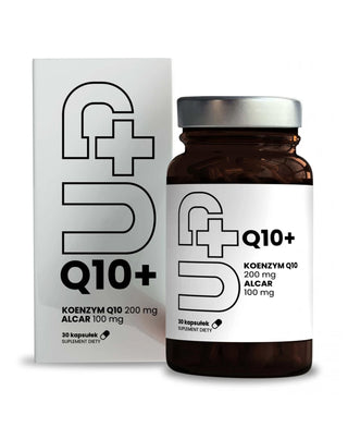 UP Q10+ Coenzym Q10 mit Acetyl-L-Carnitin-Ergänzung 30 Kapseln UP Health Pharma