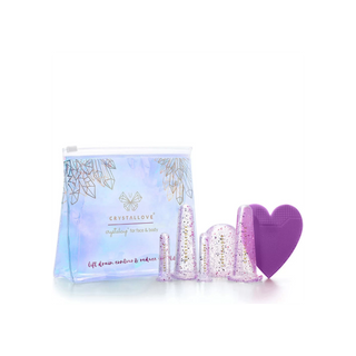 Silikonschwämme für die Gesichts- und Körpermassage unterstützen die Entfernung von Crystallove-Giftstoffen