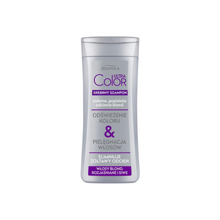 Silbernes Shampoo Asche Blondtöne reduziert den gelblichen Farbton, Ultra Color Joanna