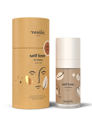 Natürliche und umweltfreundliche BB Self Love Gesichtscreme in Sunny Beige 30 ml Resibo