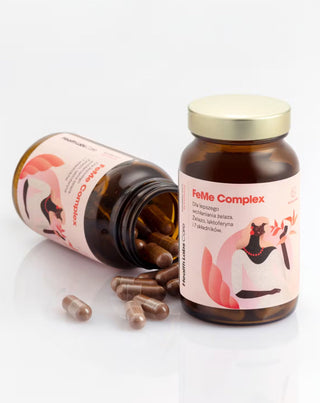 Nahrungsergänzungsmittel zur Unterstützung der Eisenaufnahme FeMe Complex Health Labs Care