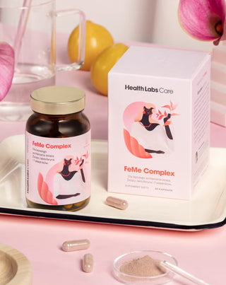 Nahrungsergänzungsmittel zur Unterstützung der Eisenaufnahme FeMe Complex Health Labs Care