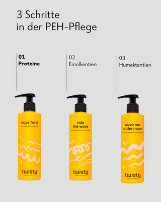 Protein-Haarspülung für lockiges Haar mit Aminosäuren Twisty