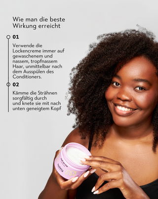 Lockencreme für lockiges Haar mit Leinsamen- und Haferextrakt Twisty
