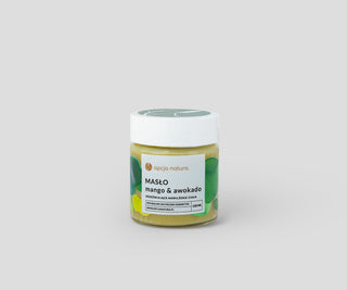 Körperbutter für trockene, beschädigte und gegerbte Avocado Mango & Natura Option