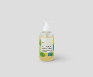 Lime Aloe Körper- und Gesichtsreinigungsgel & 100% natürliche Natura-Option