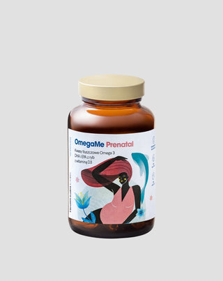 OmegaMe Pränatale Fettsäuren Omega 3 DHA und EPA aus Fisch mit Vitamin D3 Health Labs Care