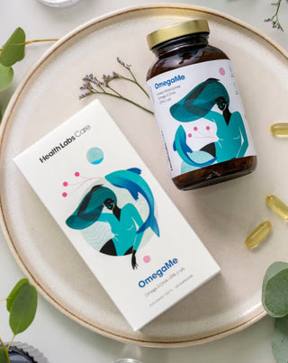 Nahrungsergänzungsmittel mit Omega-3-FETTSÄUREN, EPA und DHA aus Fisch OmegaMe Health Labs Care