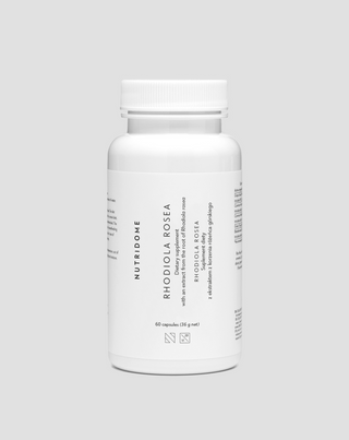 Nahrungsergänzungsmittel mit Extrakt aus der Wurzel von Rhodiola Rosea Nutridome 60 Kapseln - 1