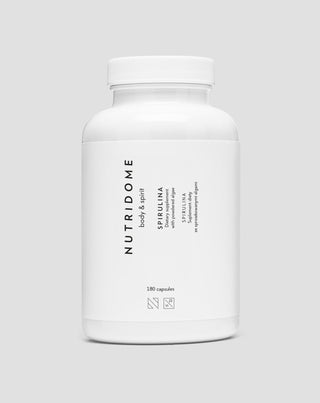 Spirulina Algen Tabletten für die Entschlackung des Körpers Nutridome 180 Kapseln - 1