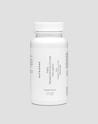 Trimethylglycin Betain TMG für den Homocystein-Stoffwechsel und Unterstützung des Herz-Kreislauf-Systems Nutridome 60 Stück - 1