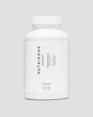Nutridome Vitamin B12 für Immunität, Müdigkeit und Funktion des Nervensystems 180 Kapseln - 1