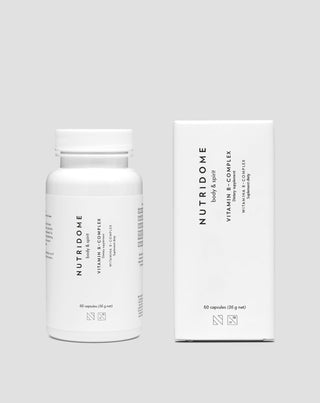Vitamin B-Komplex bei Stress, Müdigkeit, Stoffwechsel und Funktion des Nervensystems Nutridome 60 Kapseln - 2