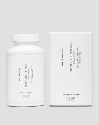 Kurkuma und Piperin zur Unterstützung der Verdauung und Leberfunktion Nahrungsergänzungsmittel Nutridome 180 Kapseln - 3