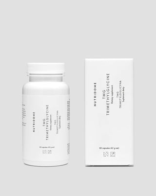 Trimethylglycin Betain TMG für den Homocystein-Stoffwechsel und Unterstützung des Herz-Kreislauf-Systems Nutridome 60 Stück - 2