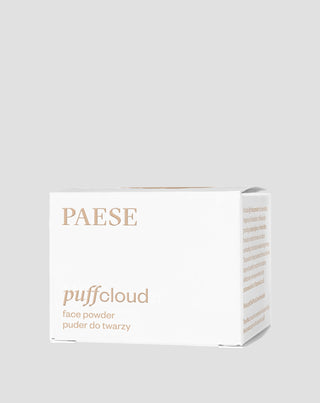 Pulverisierter Gesichtspuder - Puff Cloud mit Unschärfeglättungseffekt in neutraler Paese-Farbe