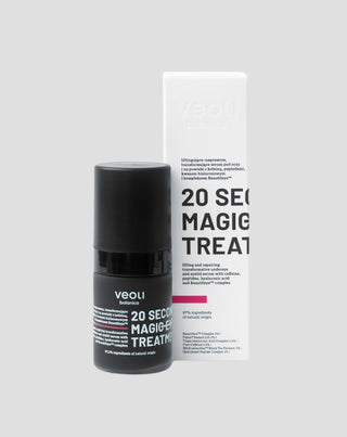 Lifting-Serum unter Augen und Augenlidern mit Koffein 20 Sekunden magische Augenbehandlung Veoli Botanica