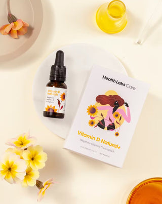 Veganes Vitamin D3 in Vitamin-D-Tropfen Natural+ Health Labs Care
