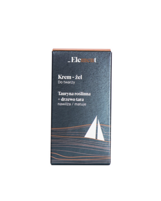 Gesichtscreme-Gel mit dem Duft von Eichenmoos, Früchten und Jasmin Element Men