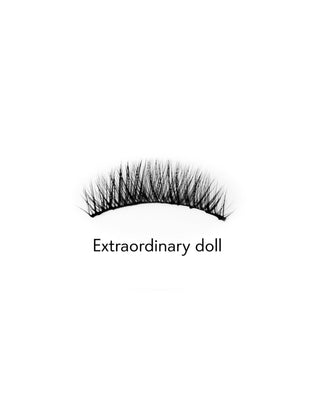 Falsche Wimpern auf dem 2D-Streifen für den mehrfachen Gebrauch, der natürliche Extraordinary Doll Bamm Effekt! Peitschenhiebe