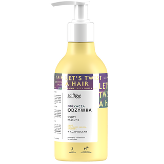 Conditioner mit pflegender Wirkung für lockiges Haar mit reifem Melonenduft mit Aloe so!flow